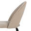 Dolly 47cm H Polyester Blend Upholstered Upholstered Back Side Chair in Black-81095486