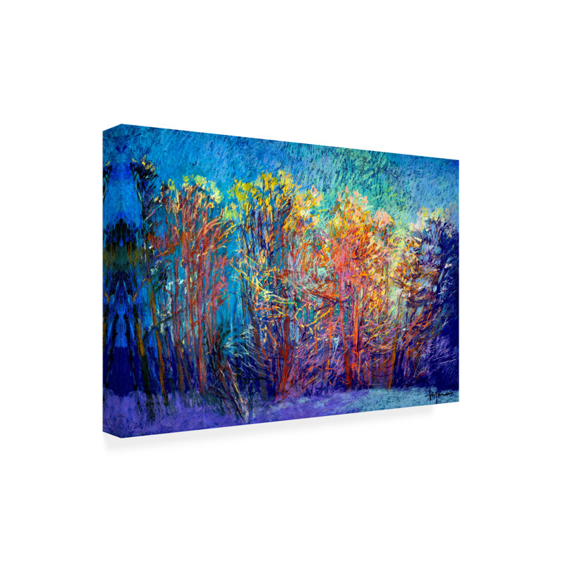 Œuvre sur toile, Bachelor, Dorothy Fagan, Sparklyin The Woods, H 16 po x l 24 po