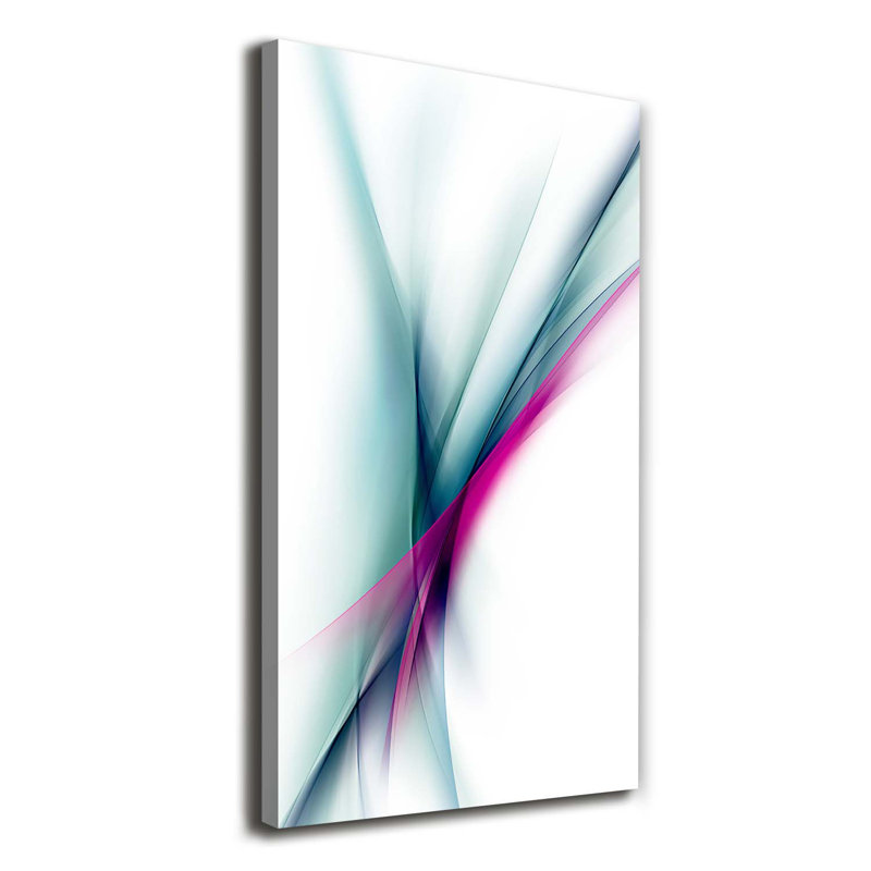 Waves Abstraction - Wrapped Canvas Print