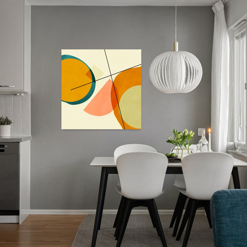 Art contemporain, art contemporain abstrait, H 32 po x l 32 po