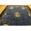 Hand Knotted Pile 1920s Antique Rectangle Wool Blue Rug