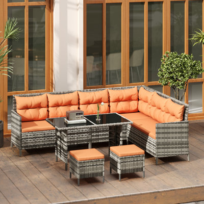 Rattan Sofa Set