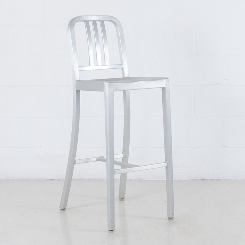 Farallon Alhakim Aluminum Bar & Counter Stool, Counter Stool (24" Seat Height)