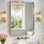Miroir rectangulaire arrondi avec cadre en aluminium, miroir de meuble-lavabo mural, miroir d'entrée / horizontal moderne-1058386982-1058386983