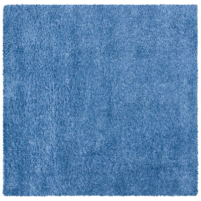 Tapis décoratif bleu Shailene