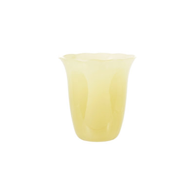 Sunwashed Scalloped Glass Tumbler