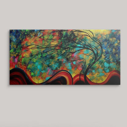 « parcing glance » par megan duncanson, impression, H 12 po x l 24 po x P 1,5 po, Toile