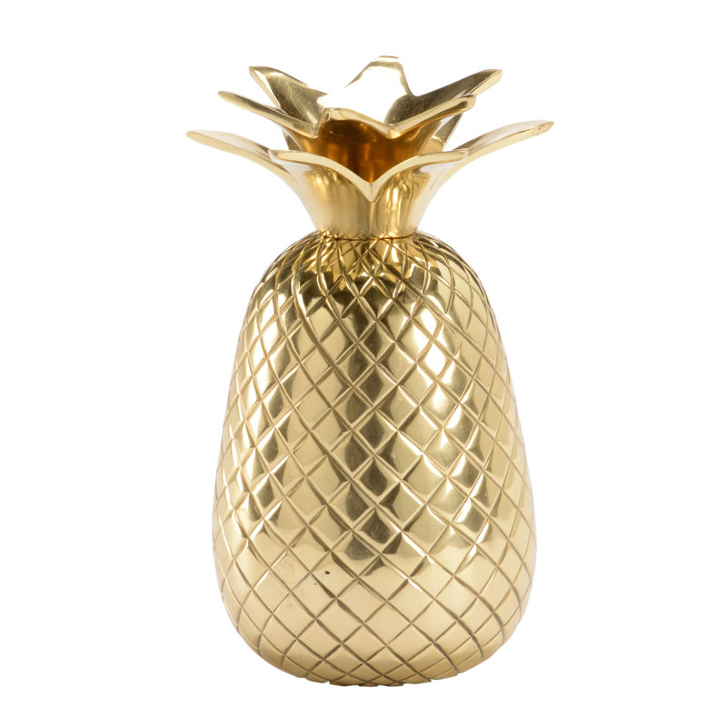 Pineapple Candlestick, Brass
