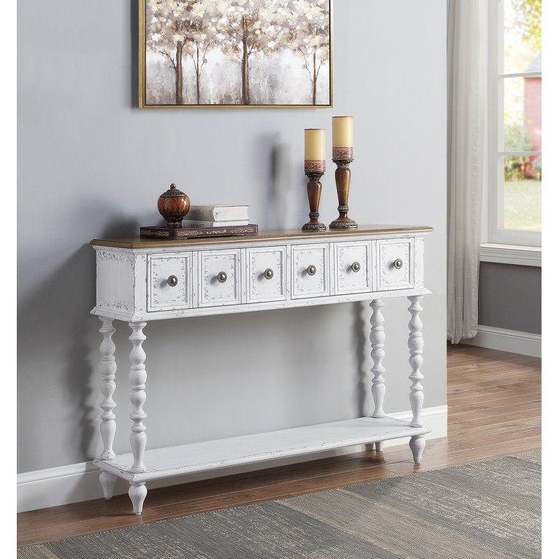 Console en bois massif 33,02 po
