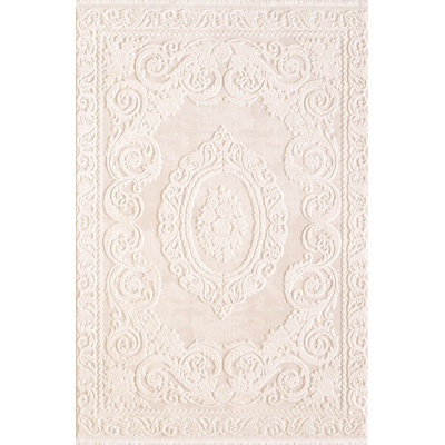 Tapis d'intérieur / extérieur crème Renwick