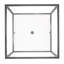 22" Square Kitzi Box Pendant