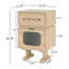 Table d'appoint avec rangement