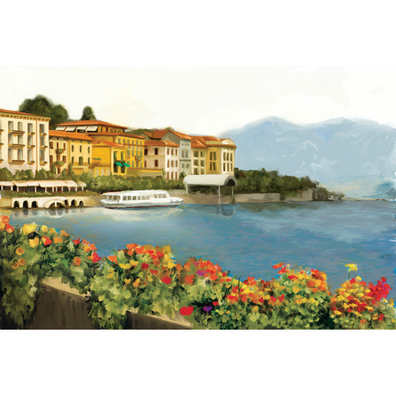 European Waters - Wrapped Canvas Painting, 20cm H x 30cm W x 3.8cm D