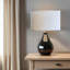 Abat-jour ovale blanc sans accroche-122899837