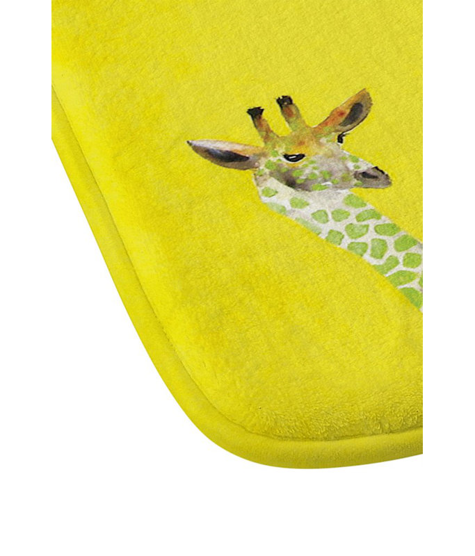 Tapis pour salle de bain girafes