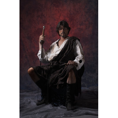 Highlander by Simongrifix - Wrapped Canvas Print