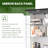 Razuri Tempered Glass Display Cabinet with Mirrored Back Panel, 5-Shelf Curio Cabinet with 2 Door-419955408