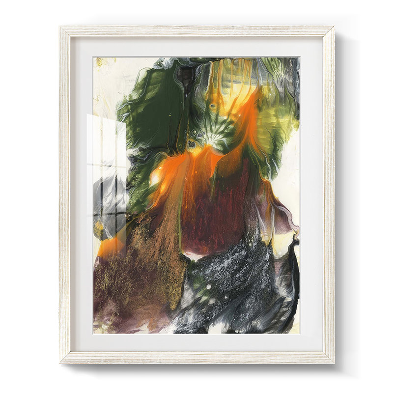 Orange vert I - impression encadrée, H 28,5 po x l 20,5 po, Blanc