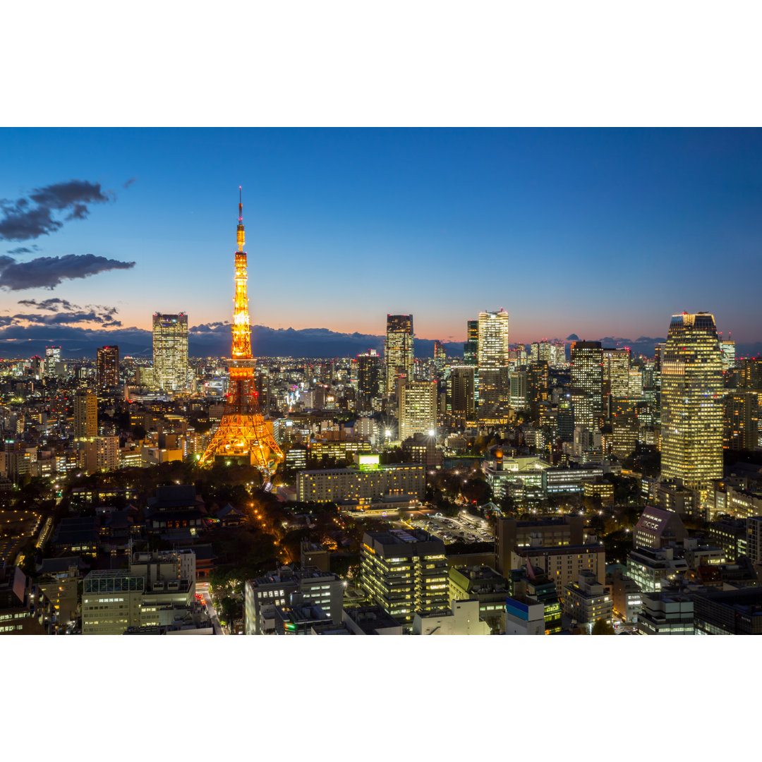 Tokyo Tower - Kunstdrucke auf Leinwand