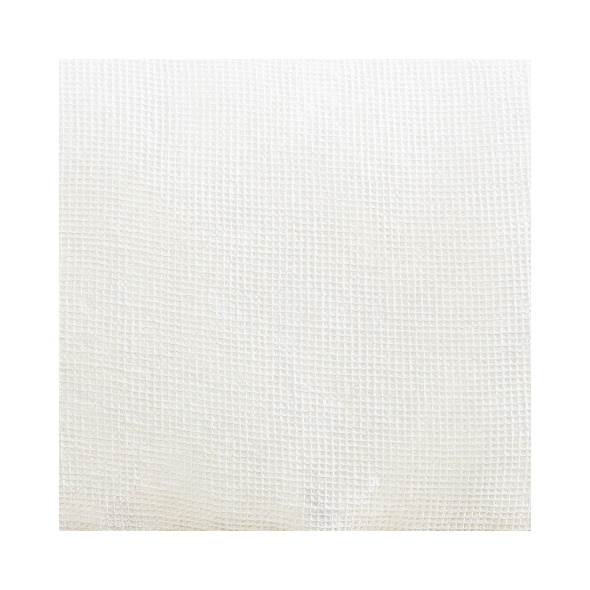 Kappa Cotton Waffle Duvet Cover Set, Full Duvet Cover + 2 Shams, White