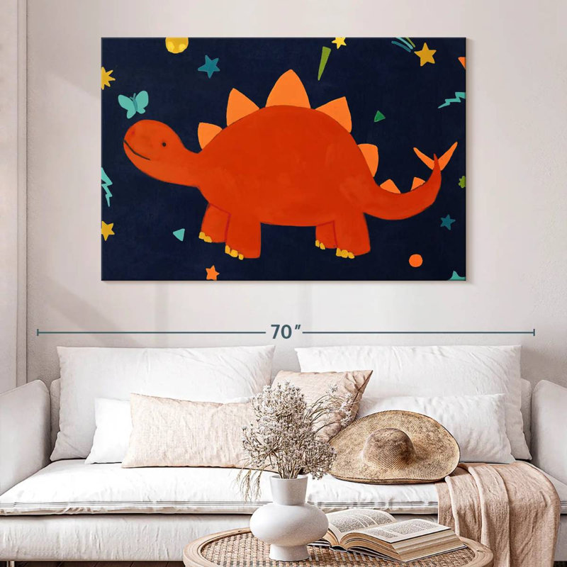 Brampt Starry Dinos I, 34" H x 51" W