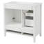 Meuble-lavabo 36 po avec lavabo, une armoire avec portes à fermeture douce, 4 tiroirs à fermeture douce, poignées en métal, blanc-118004301
