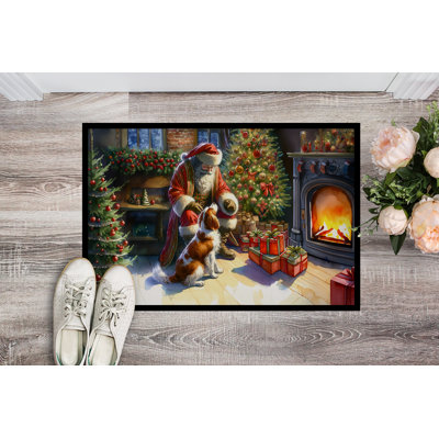 Brittany and Santa Claus Doormat