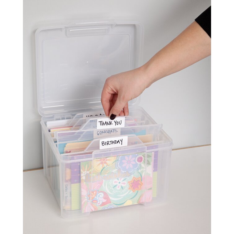 Rebrilliant Greeting Card Plastic Tubs & Totes & Reviews