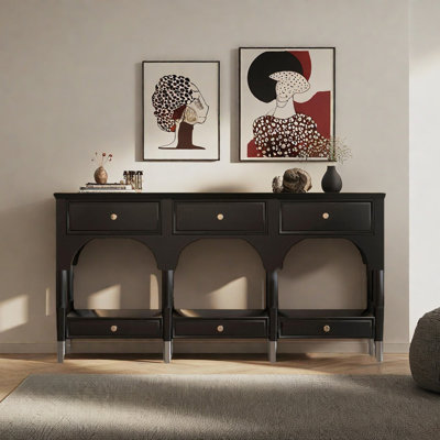 Retro Multifunctional Practical Console Table