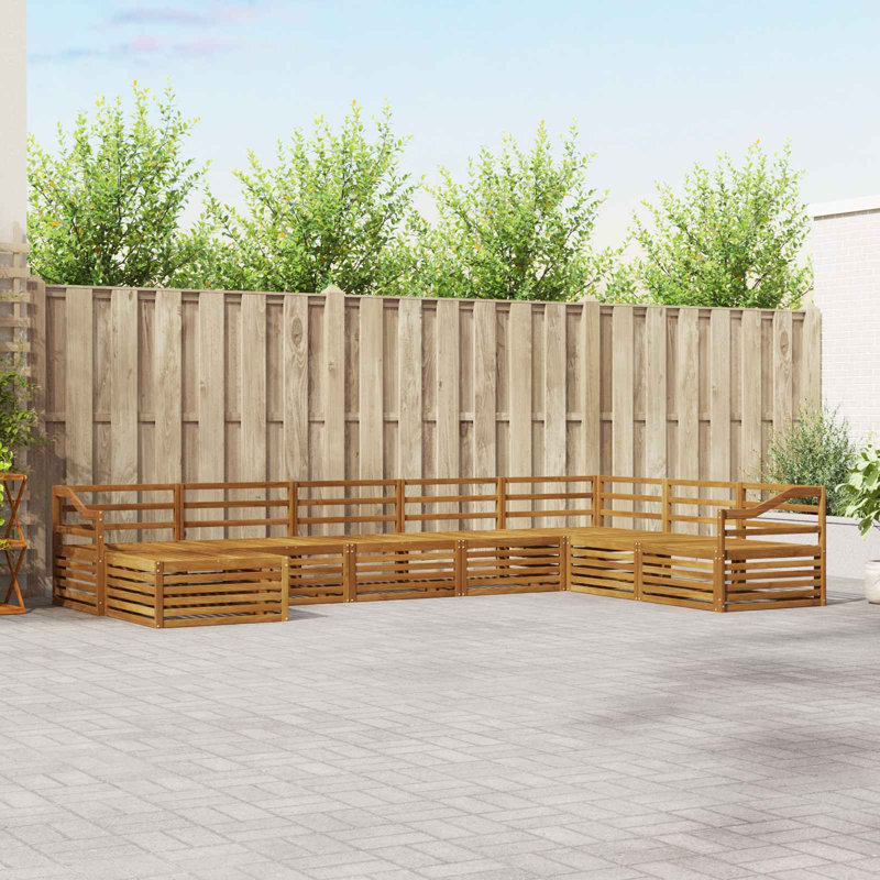 404cm Wide Patio Sectional Set
