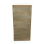 Console sculpturale arquée 32,3 x 14,2 x 29,9 po avec finition faux travertin
