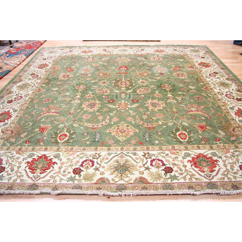 Sultanabad One-of-a-Kind 12' x 12'2" Area Rug in Green/Beige