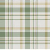 Spring Blossom Check Plaid Design 33' L x 21" W Wallpaper Roll