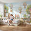 Papier peint fantaisiste avec cabane dans les arbres-225384579-225384578