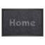 Tapis d'entrée, absorbant et résistant à la boue, pour intérieur et extérieur, résistant à la décoloration, envers en caoutchouc antidérapant, profil bas, facile à nettoyer, 61 x 122 cm, gris clair.-734751229-735476889