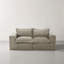 2 - Piece Upholstered Chenille Modular Sectional Sofa with Cushion Back– Fully Compressed, No Assembly Required-1973133889