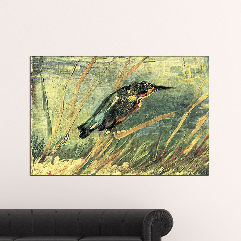 'Kingfisher' by Vincent Van Gogh Painting Print, 90cm H x 135cm W x 1.8cm D