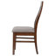 Chaise d'appoint en bois de chêne manguier Baywind (ensemble de 2)