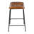 Reza 24" High Leather Tufted Bar Stool-904454854