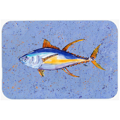 Caroline's Treasures Tuna Fish Glass Cutting Board