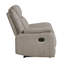 Ensemble de canapés contemporain 3 pièces pour salon, canapé inclinable, causeuse, fauteuil, revêtement en microfibre couleur tourterelle, mobilier confortable en bois massif-379560611
