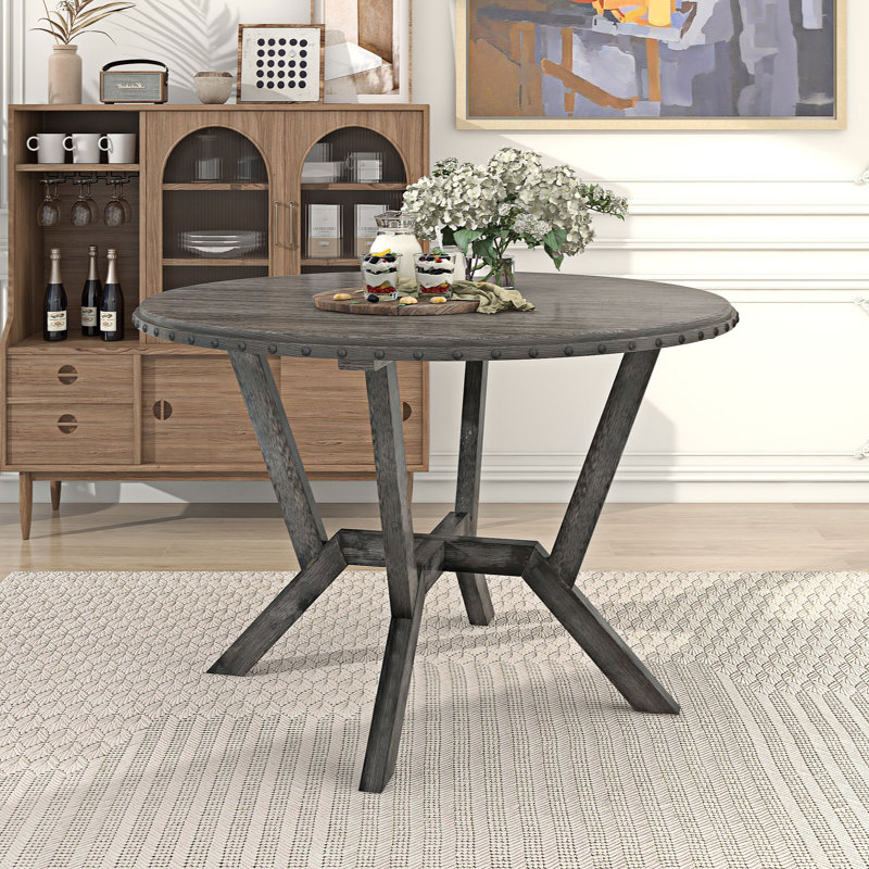 Table de salle à manger Nasri, Gris