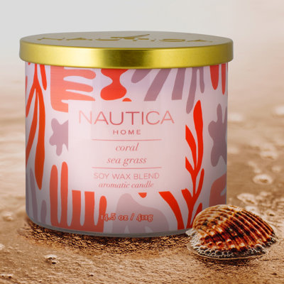 Coral Sea Grass Scented Designer Candle