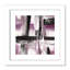 Expressions modernes - tons mauves - peinture encadrée-60346973-60346972