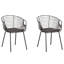 Bonneau 46cm H Upholstered Ladder Back Armchair-1647107862