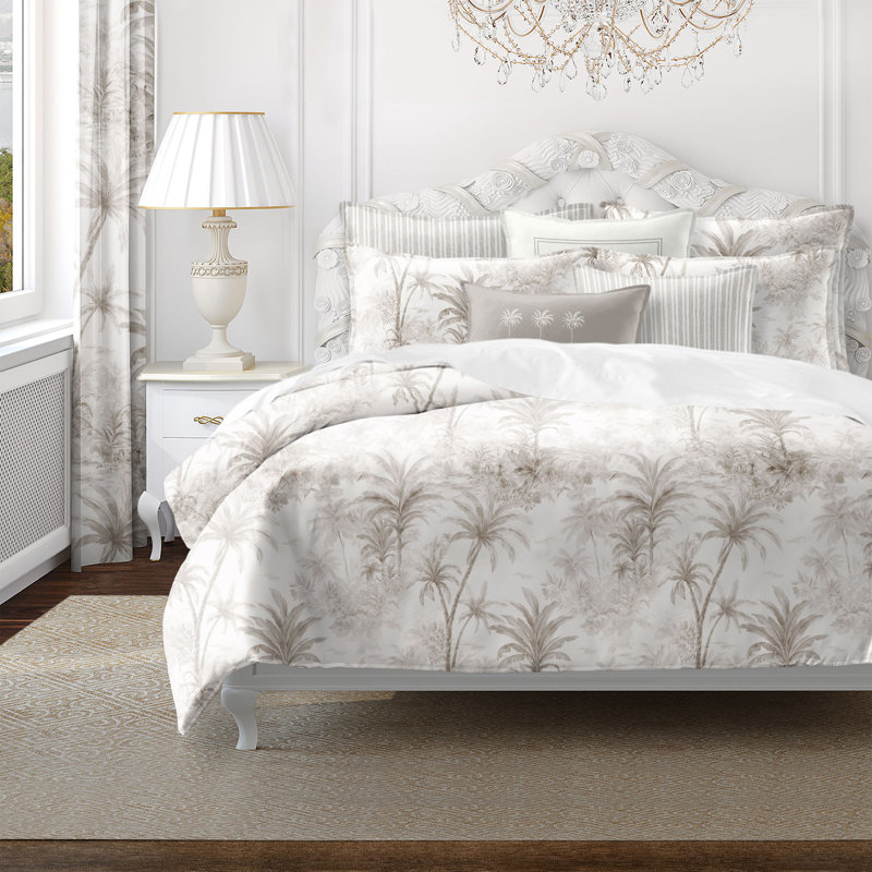 Palmora Mushroom, King Duvet Cover + 7 Additional Pieces