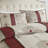 7 Piece King Comforter Decor - Red With Fashionable Look-117331879