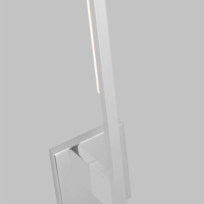 Klee 1 - Light LED Armed Sconce, Polished Nickel