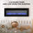 50 Inch Wall Mounted and Recessed Electric Fireplace with Remote Control, Timer, 12 Flames, Touch Screen, Linear FirePlace Heater with Log & Crystal for Living Room-681333894
