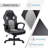 Ebern Designs Adjustable Reclining Ergonomic Faux Leather Swiveling PC & Racing Game Chair-205487042